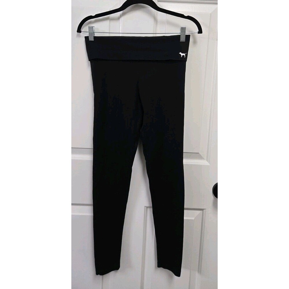 Victorias Secret PINK Womens S Black Yoga Legging Pants